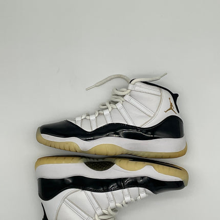 Air Jordan 11 Retro DMP Gratitude (GS) - White Gold - Pre-owned - Size 7M