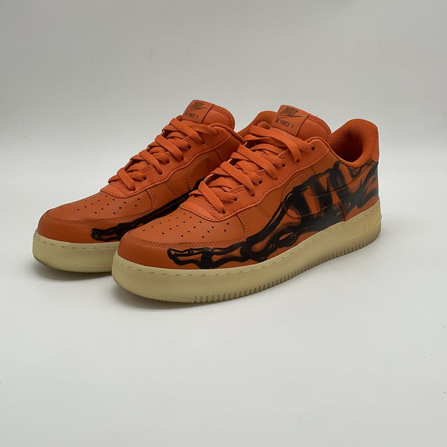 Nike Air Force 1 '07 Skeleton Orange size 12 sneakers