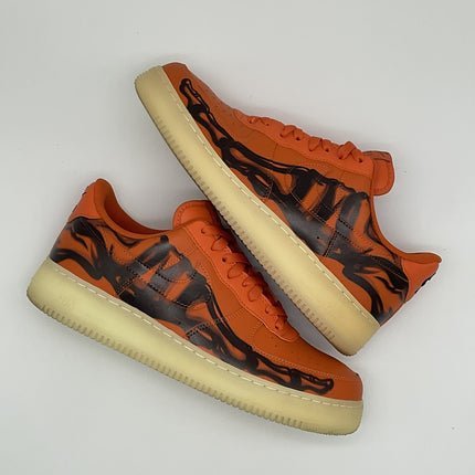 Nike Air Force 1 '07 Skeleton Orange size 12 — view 2