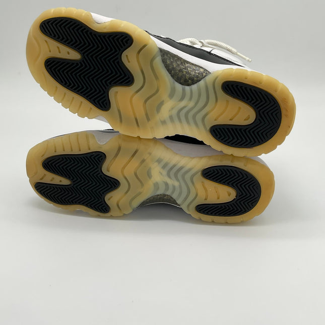 Air Jordan 11 Retro DMP Gratitude (GS) - White Gold - Pre-owned - Size 7M