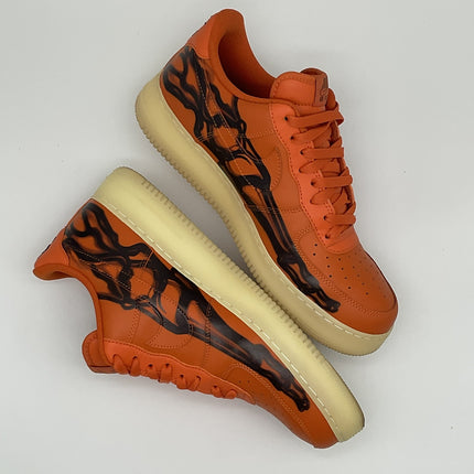Nike Air Force 1 '07 Skeleton Orange size 12 — view 3