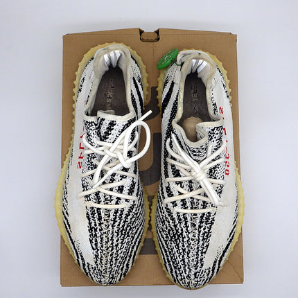 Adidas Yeezy Boost 350 V2 – Zebra – Pre-owned – Size 12.5M, OG Box