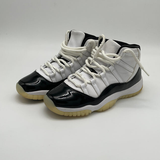 Air Jordan 11 Retro DMP Gratitude (GS) - White Gold - Pre-owned - Size 7M