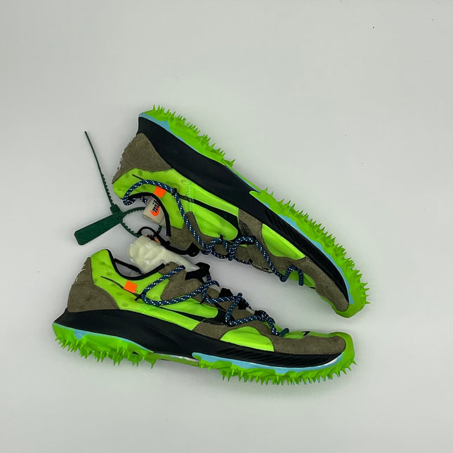 Nike Zoom Terra Kiger 5 Off-White Electric Green size 12.5 — view 3