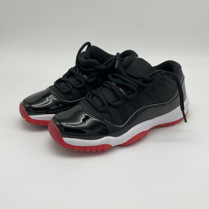 Air Jordan 11 Retro Low Bred (GS) - Bred - Pre-owned - Size 7M, OG Box