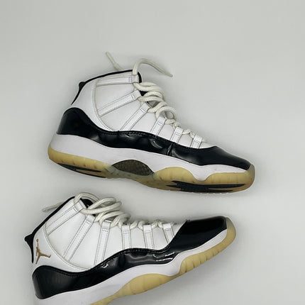 Air Jordan 11 Retro DMP Gratitude (GS) - White Gold - Pre-owned - Size 7M