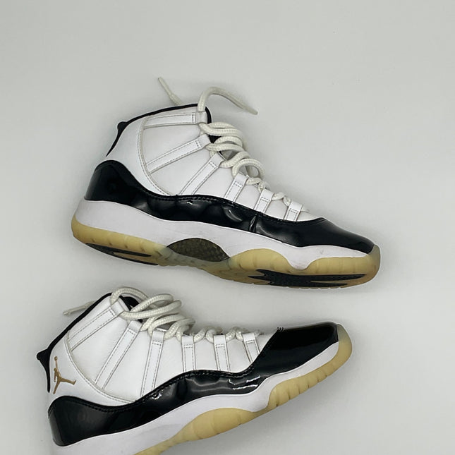 Air Jordan 11 Retro DMP Gratitude (GS) - White Gold - Pre-owned - Size 7M