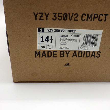 Adidas Yeezy Boost 350 V2 CMPCT – Slate White – Pre-owned – Size 14.5M, OG Box