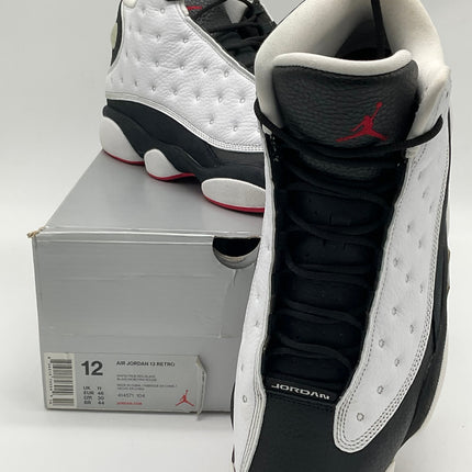 Air Jordan 13 Retro He Got Game - White/Black/Red - Pre-owned - Size 12M, OG Box