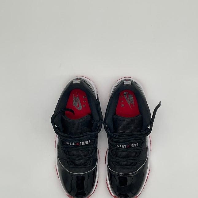 Air Jordan 11 Retro Low Bred (GS) - Bred - Pre-owned - Size 7M, OG Box