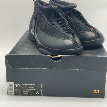Air Jordan 15 Retro Stealth 881429-001 Size 14