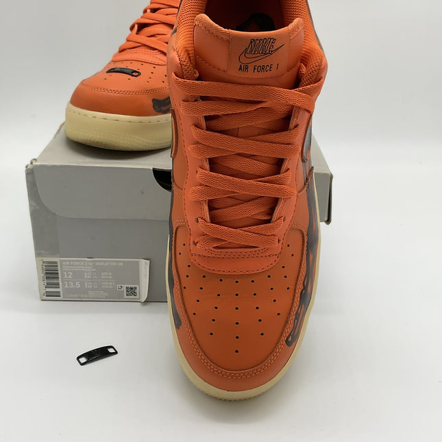 Nike Air Force 1 '07 Skeleton Orange size 12 — view 7
