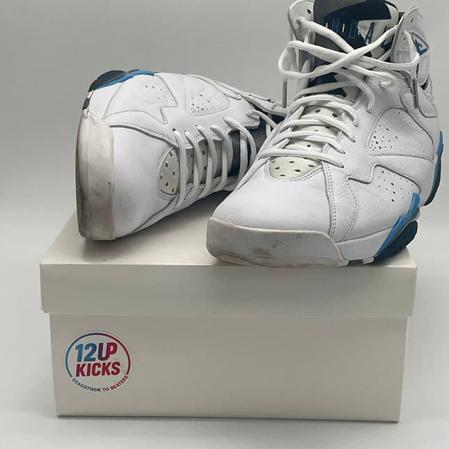 Air Jordan 7 Retro - French Blue (2015) - Pre-owned - Size 12M, Replacement Box