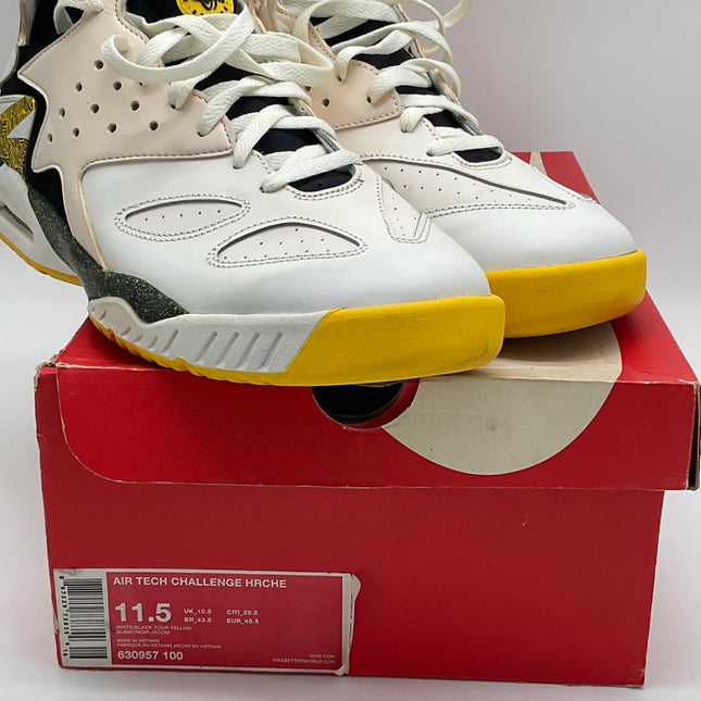 Nike Air Tech Challenge Huarache White Tour Yellow size 11.5 — view 7