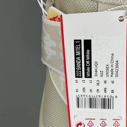 Kappa 222 Banda Mitel 1 Off-White size 13 — view 8