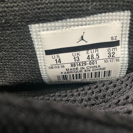Air Jordan 15 Retro Stealth 881429-001 Size 14
