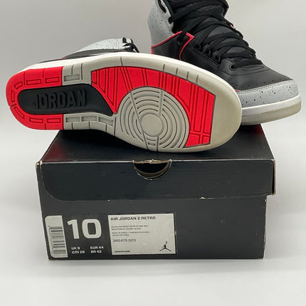 Air Jordan 2 Retro Infrared 23 - Cement Grey - Pre-owned - Size 10M, OG Box