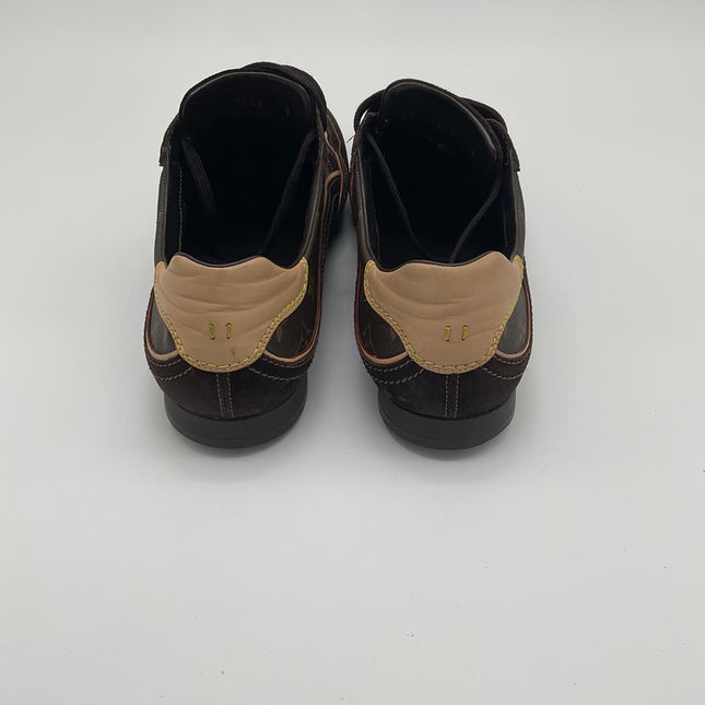 Louis Vuitton Monogram Low-Top Sneaker – Brown – Pre-Owned – Size US 9, OG Box