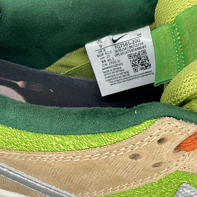 Nike SB Dunk Low Pro Escargot – Sesame / Pear – Pre-Owned – Size 9