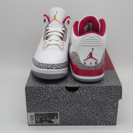 Air Jordan 3 Retro - Cardinal Red - Brand New - Size 12M, OG Box