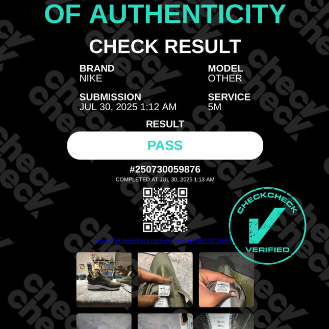 Nike Air Huarache Run - Cargo Khaki - Pre-owned - Size 13M, OG Box