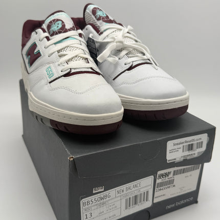 New Balance New Balance 550 “White Burgundy Mint” sneakers - Buy online at 12UP Kicks