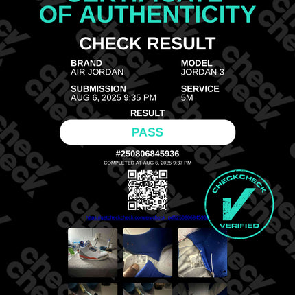 Air Jordan 3 Retro - Knicks - Pre-owned - Size 14M, OG Box