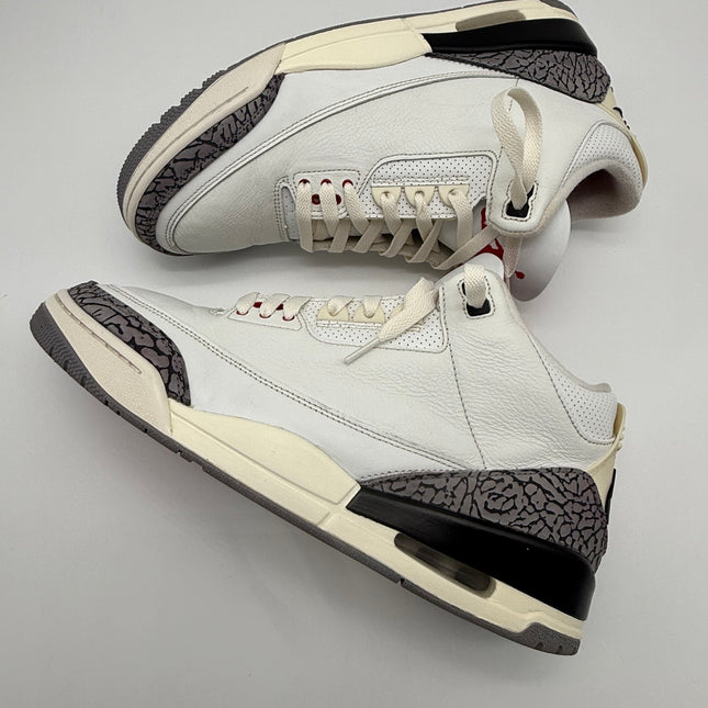 Air Jordan 3 Retro - OG White Cement Reimagined - Pre-owned - Size 11.5M, Rep Box