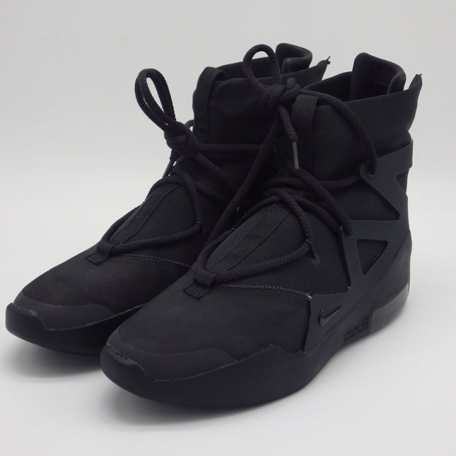 Nike - Air Fear of God 1 Triple Black - Pre-owned – Size 9M, OG Box