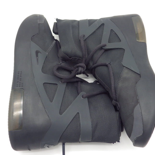 Nike - Air Fear of God 1 Triple Black - Pre-owned – Size 9M, OG Box