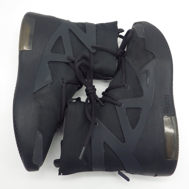 Nike - Air Fear of God 1 Triple Black - Pre-owned – Size 9M, OG Box