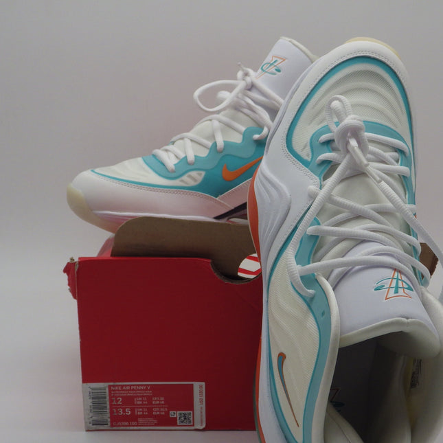 Nike Air Penny 5 - Dolphins (2020) – Brand New – Size 12M, OG Box