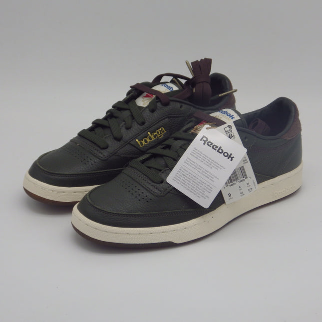 Reebok Club C 85 x Bodega – Deep Green/Brown – Brand New – Size 9M, OG Box