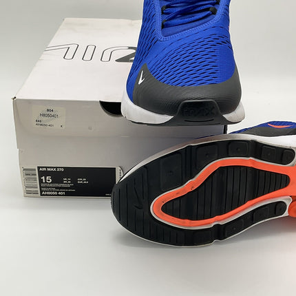 Nike Air Max 270 Racer Blue size 15 - on OG box with label
