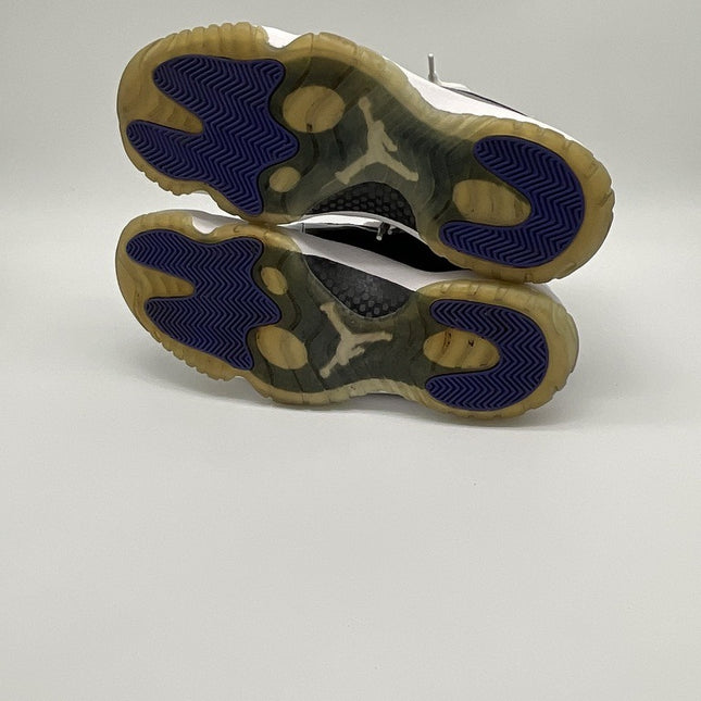 Air Jordan 11 High Concord size 12 - outsoles (aged)