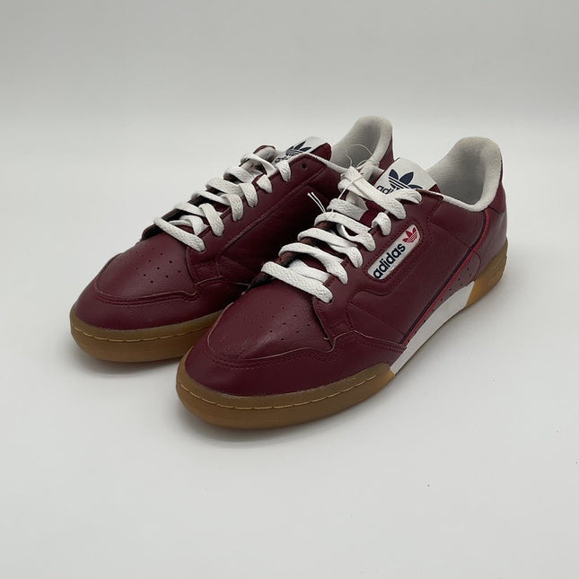 adidas Continental 80 Burgundy size 10 - angled pair