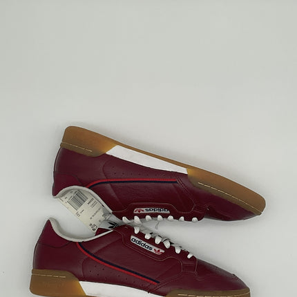 adidas Continental 80 Burgundy size 10 - lateral pair