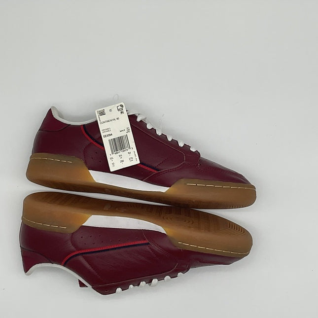 adidas Continental 80 Burgundy size 10 - lateral