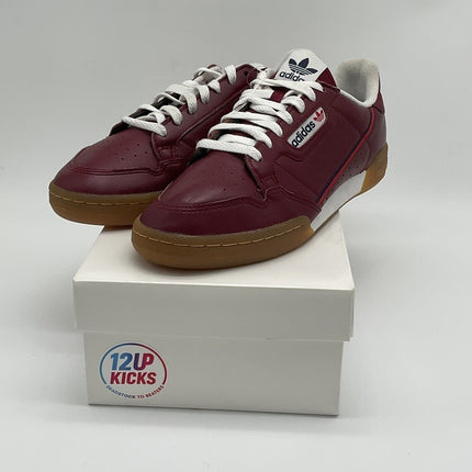 adidas Continental 80 Burgundy size 10 - on box