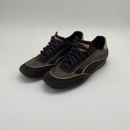Louis Vuitton Monogram Low-Top Sneaker – Brown – US 9 – pair