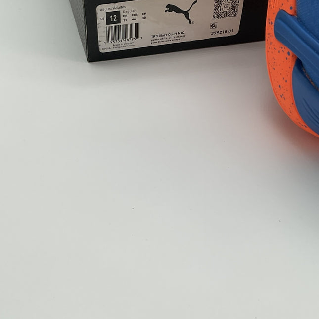 Puma TRC Blaze Court NYC size 12 - box label 379218-01