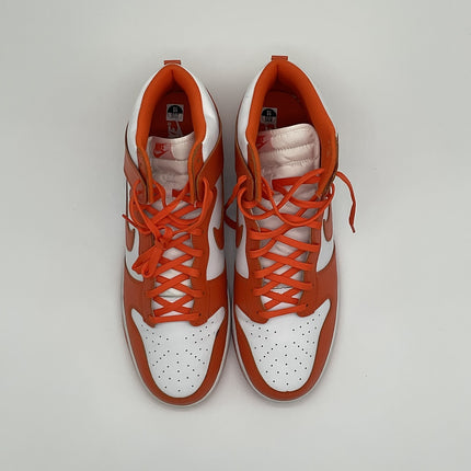 Nike Dunk High Syracuse size 15 - top down